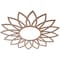 Ekena Millwork Daisy Wood Fretwork Pierced Ceiling Medallion, Wood (Paint Grade), 30"OD x 10 1/2"ID x 3/8"T CMWP30X30X0375DAMF - alternate 4